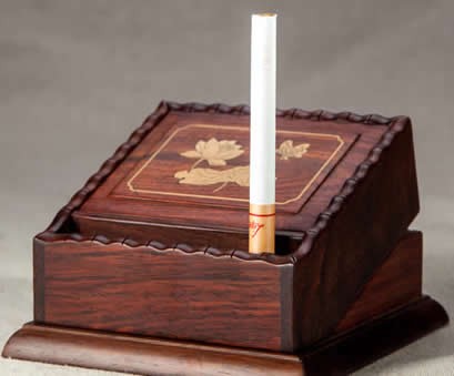  Wooden Semi-automatic Loading Cigarette Case Dispenser