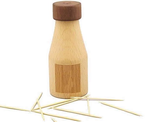 Wooden ToothPick Holder,Set of 2