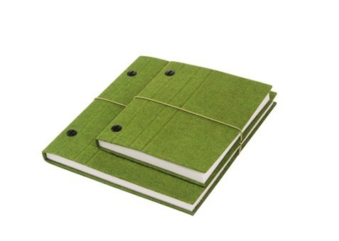 Wool Felt  Bound Blank Pages Notebook