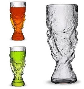  World Cup Glass Clear Beer Mug