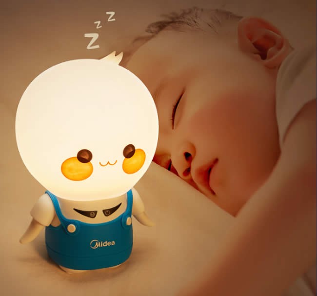 Cute Cartoon Little Boy Charging LED Night Light