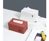 Industrial Style Art Concrete House Model Tissue Box