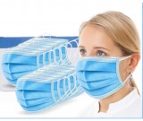 Disposable Medical Protective Mask Three Layer Nonwoven Filter of prevention air-borne droplets 50 pc 