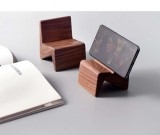 Wooden Black Walnut Sofa Chair Phone Holder