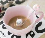 3D Cute Lovely Cartoon Miniature Animal Figurine Ceramics Coffee Cup