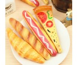 4 Pcs Food Bread Pizza Hot Dogs  Ballpoint Pen