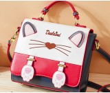 Cute cartoon cat fashion handbag beautiful shoulder bag