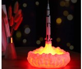 Creative rocket launch led night light desktop decoration aerospace lamp