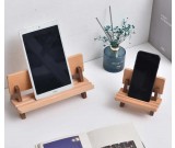 Creative Desktop Wooden Mini Chair Phone Holder,iPad Stand