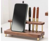 Black Walnut Wooden Pen Holder Phone Holder Ipad Stand