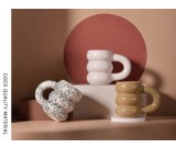 Geometric Irregular Shape Ceramic Art Mug