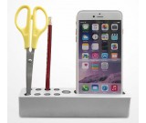 Aluminium Alloy Desktop Stationery Organizer Storage Cell Phone Holder