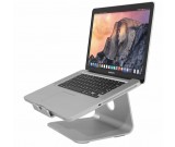 Aluminium Universal Laptop Stand with Swivel Base for size 12"-17" MacBook & PC Laptop