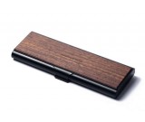 Aluminum alloy & Wooden Pen Pencil Case Box