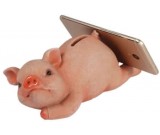 Animal Design Piggy Bank Cell Phone Stand Holder