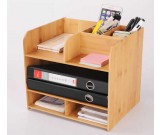 Bambooo Desk Office  Supplies Organizer 