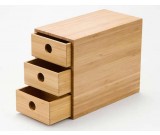  Bamboo Desk Organizer with Drawers