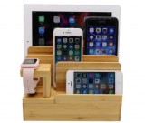 Bamboo Desktop Charger Station