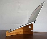 Bamboo  Laptop Stand Portable Foldable Ergonomic Desktop Stand Holder Mount for Macbook Air Macbook Pro 15\" 13\" & Other Laptop Notebook