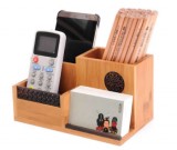 Bamboo Multi-Function Desktop Organizer