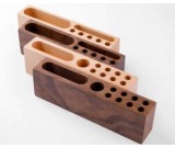 Wooden  Pen Pencil Holder Cell Phone Holder Stand Office Desk Organizer