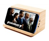  Bamboo Wooden Wireless Near Field Sound Amplifier For iPhone & Android 