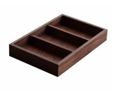 Black walnut Wood Drawer Storage Organizer Box