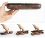 Black Walnut Wood Pen Pencil Case Box