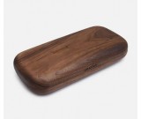 Black Walnut Wooden Coin Purse Wallet Credit Card Holder 