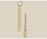 Brass Picnic Toothpick Tool with Protect Case