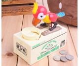 Bird Stealing Coin Piggy Bank