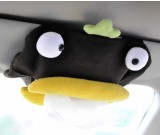 Car Sun Visor Plush Monster Tissue Box