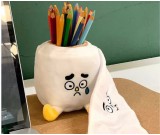 Cartoon Emoji Face Storage Pen Holder