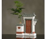 Ceramic Architectural Style Flower Pot Home Decor 