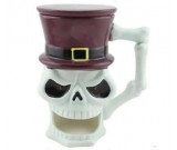 Ceramic Skull Coffee Mug Cup 