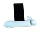 Ceramic Mobile Phone Speaker Sound Amplifier Cell Phone Stand Holder for Smartphone (3.5-4.7 inch phones)