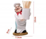 Chef Toothpick Holder Basket 