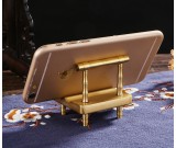 Classic Pure Copper Mini Chair Phone Holder, Small Ornaments