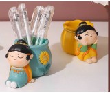 Classical Cartoon Girl Pen Holder