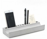 Concrete  Pencil Holder & Phone Holder  Desk Organizer