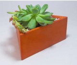 Handmade Concrete Triangle  Succulent Planter Flower Pot