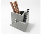 Concrete Triangle Stair Architectural Pen Holder/Desk Organizer