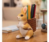 Countryside Bunny Pen Holder Office Tabletop Organization