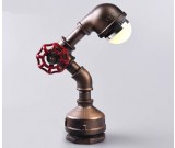 Handmade Metal Water Pipe Table Lamp