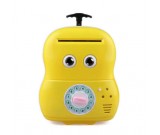 Cute Cartoon Password Piggy Bank Cash Coin Can Auto Scroll Paper Money Saving Box