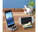 Cute Cat SPA  Desk Business Card Holder Cell Phone Holder