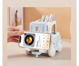 Cute Mini Forklift Office Study Pen Holder,with Phone Stand