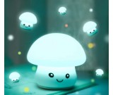 Cute Mushroom USB Rechargeable Children Night Light