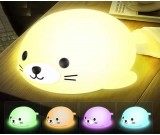 Cute Seal USB Rechargeable Children Night Light
