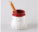 Cute Snowman Design Office Pen Holder